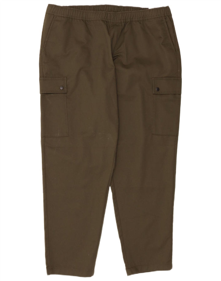 Pantaloni cargo dritti da uomo Jack & Jones 3XL W46 L31 poliestere kaki