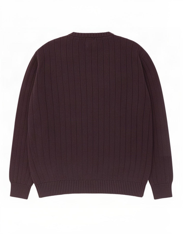 Maglione da uomo girocollo James Pringle in cotone blu navy medio