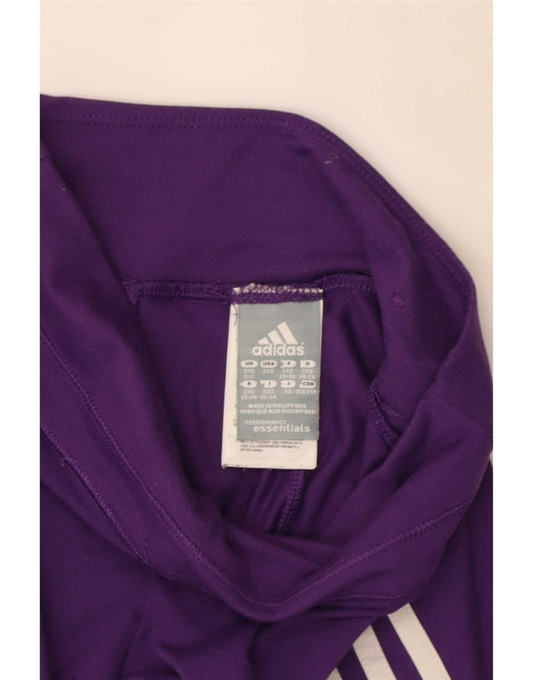 Leggings Adidas Climalite da donna UK 0/2 2XS Poliestere viola