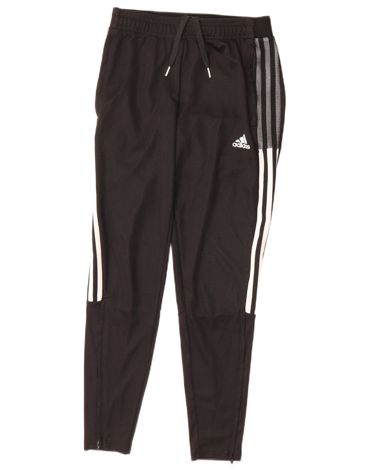 ADIDAS Womens Tracksuit Trousers UK 4/6 XS  Black Polyester