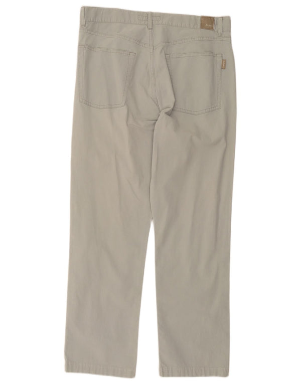 Pantaloni casual dritti da uomo Avirex W34 L27 cotone grigio