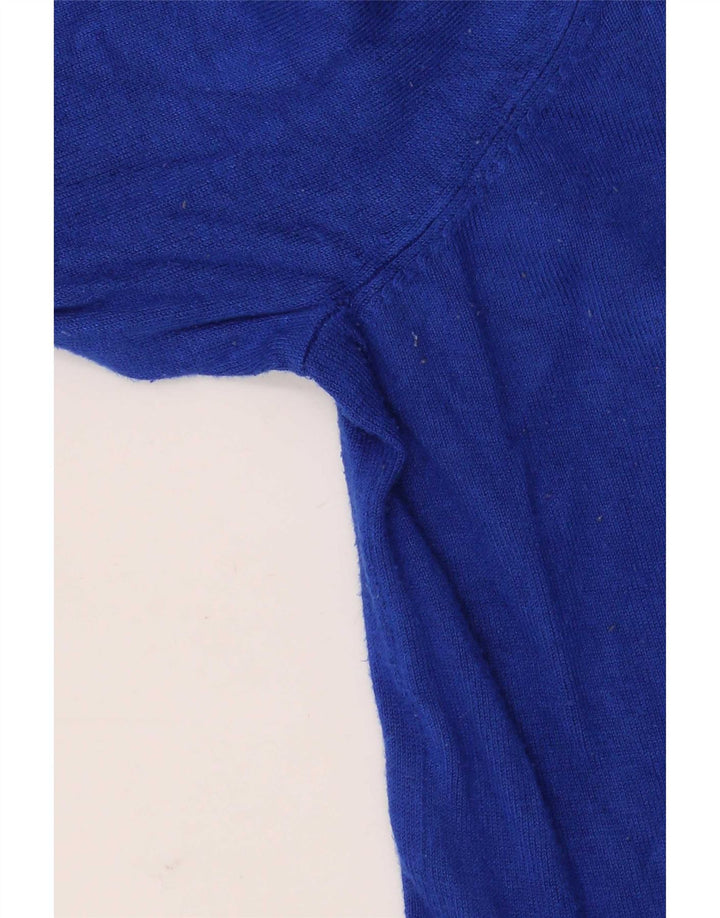 Maglione cardigan da donna Marks & Spencer UK 20 XL viscosa blu