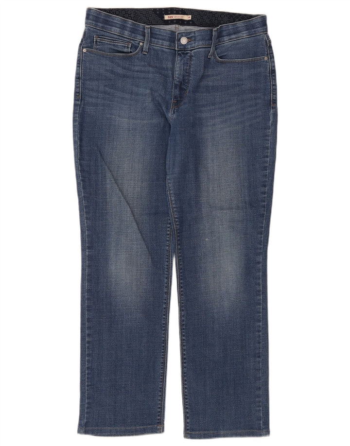 Levi's Donna 525 Jeans dritti US 14 XL W36 L30 Blu