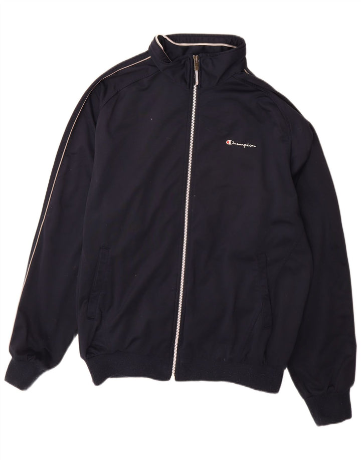 Giacca da tuta da uomo Champion 2XL Poliestere color block blu navy