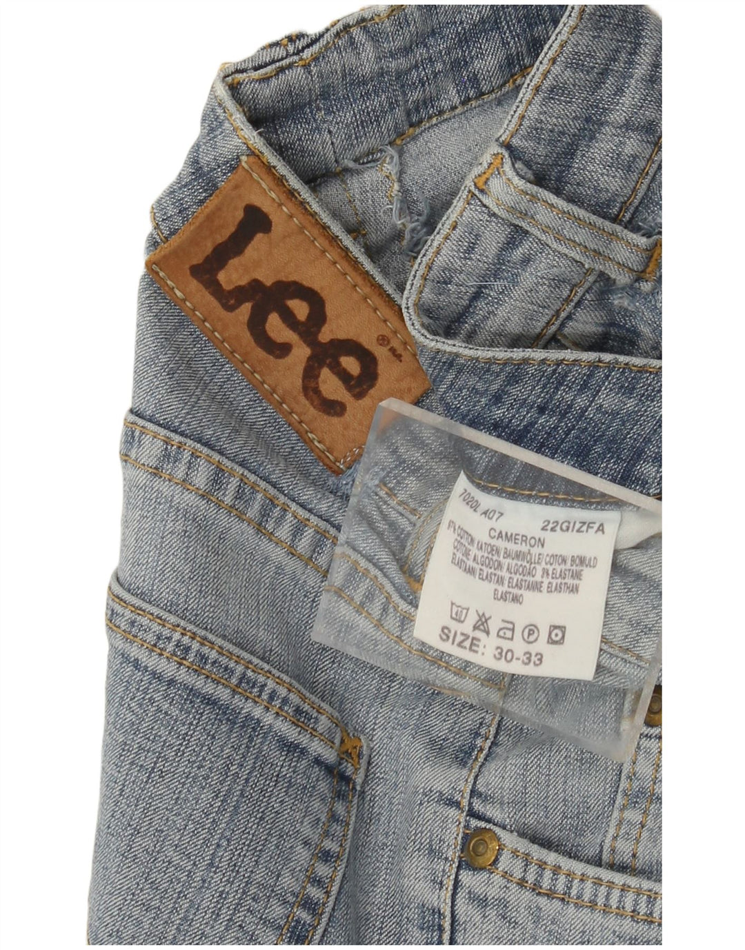 Jeans dritti Cameron da donna LEE W30 L33 in cotone blu