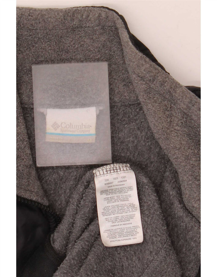 Giacca in pile da uomo Columbia UK 38 Poliestere color block grigio medio