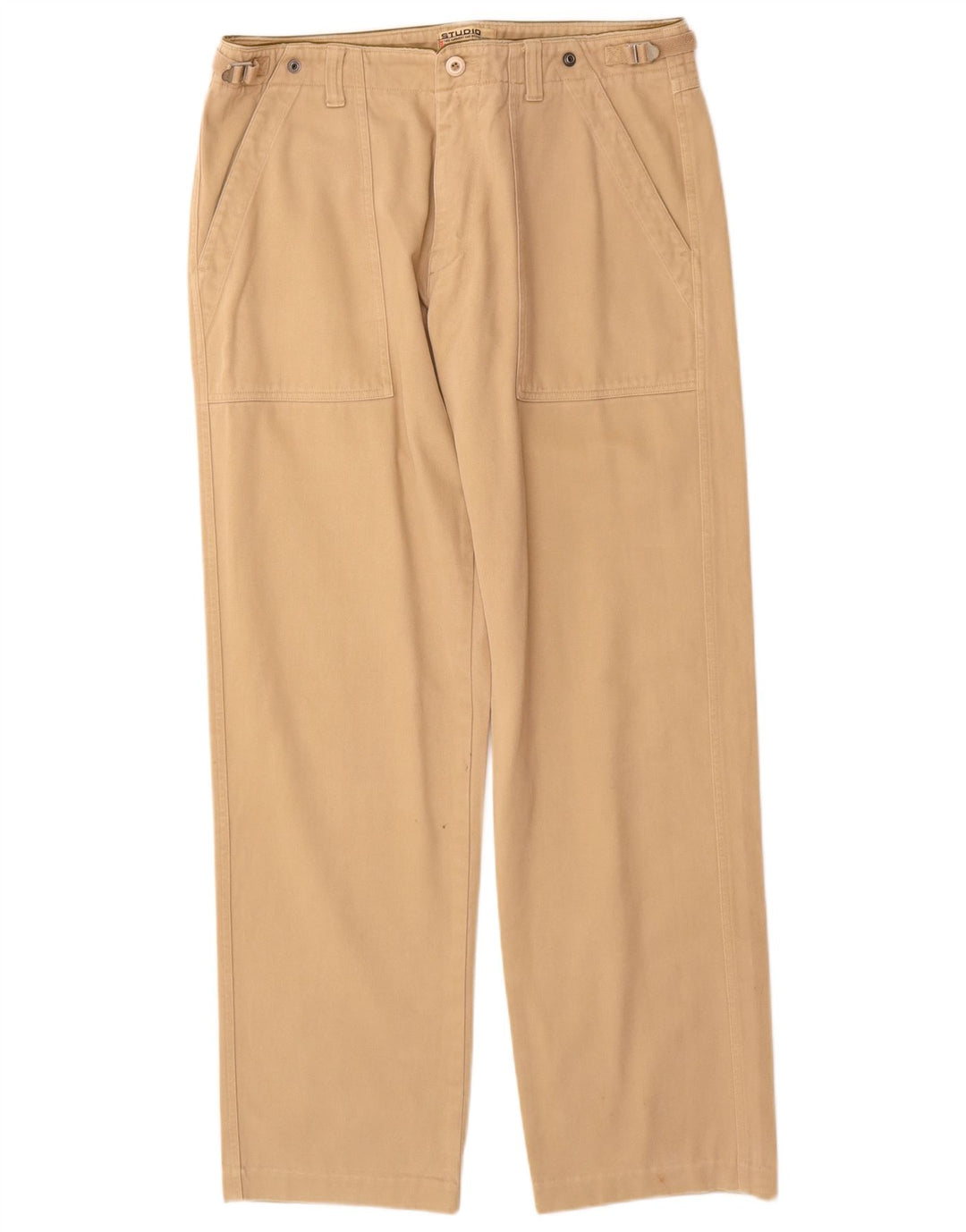 CONBIPEL Pantaloni Chino Dritti da Uomo IT 50 Large W32 L31 Cotone Beige