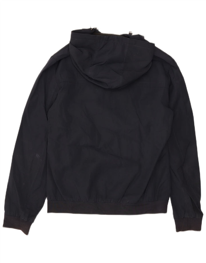 Giubbotto bomber con cappuccio da uomo REISS UK 38 medio blu navy poliestere