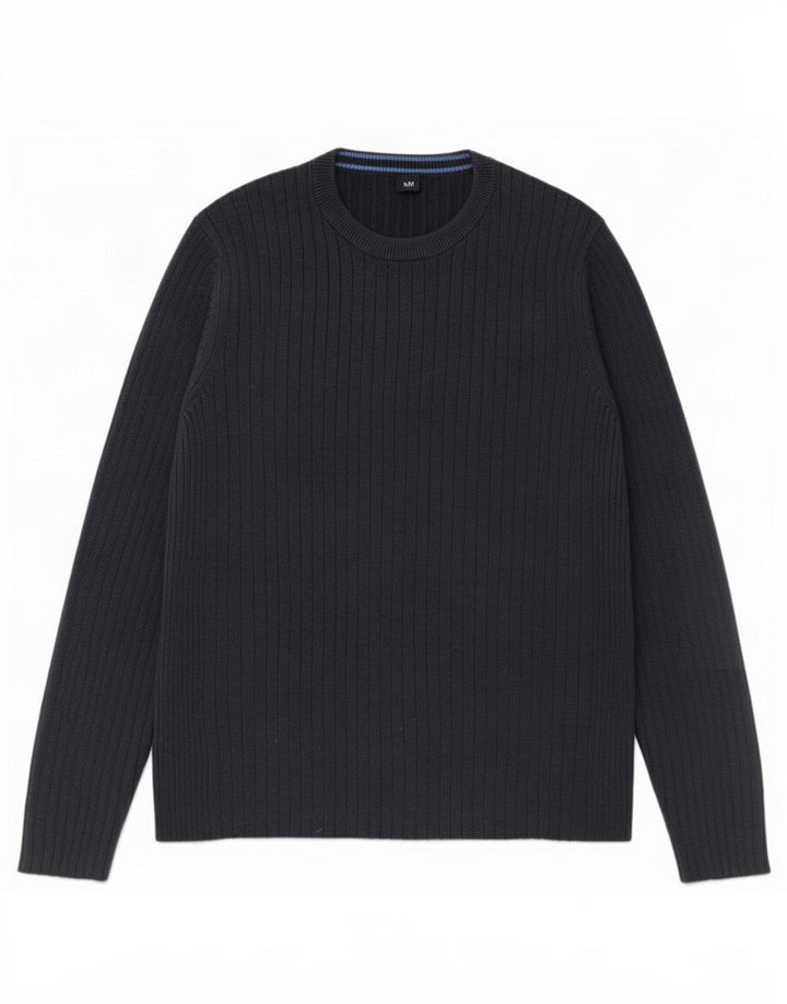 Maglione maglione girocollo da uomo Gap grande in cotone blu navy