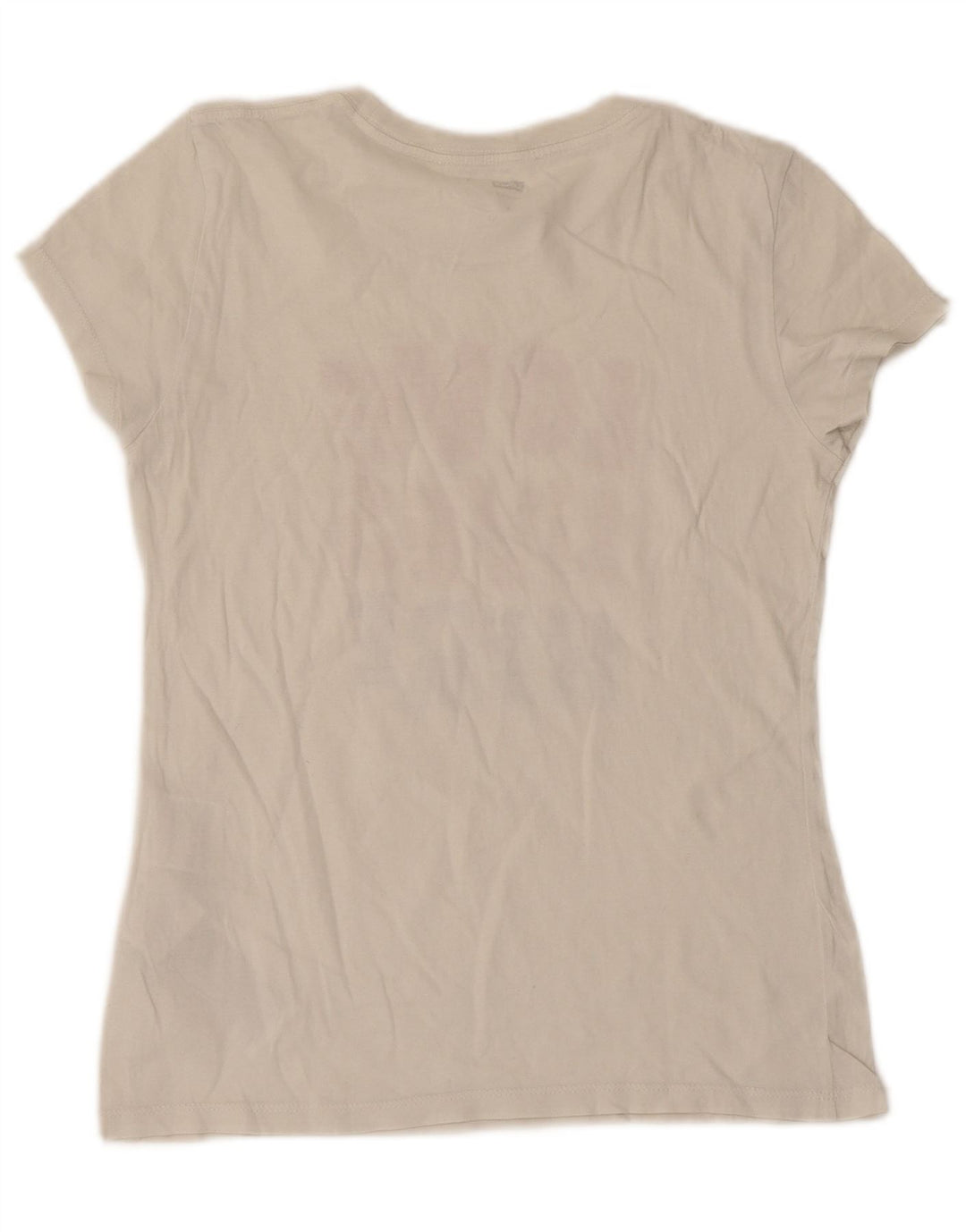 T-shirt grafica da donna Levi's Top UK 8 Small in cotone bianco