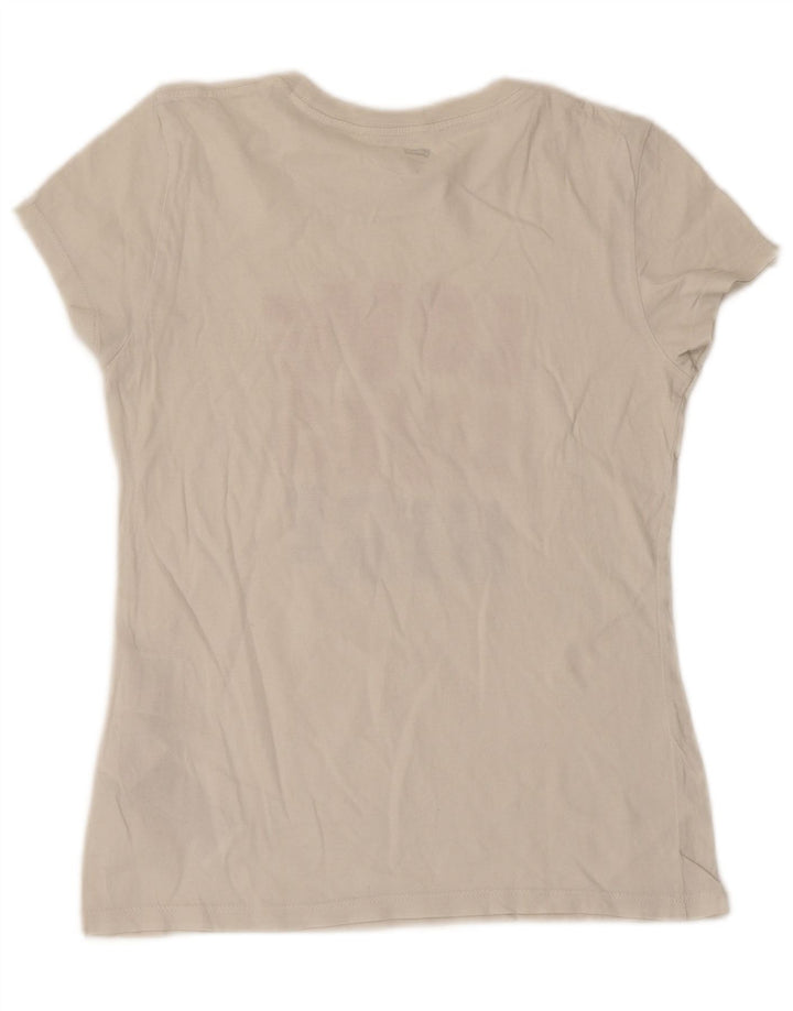 T-shirt grafica da donna Levi's Top UK 8 Small in cotone bianco
