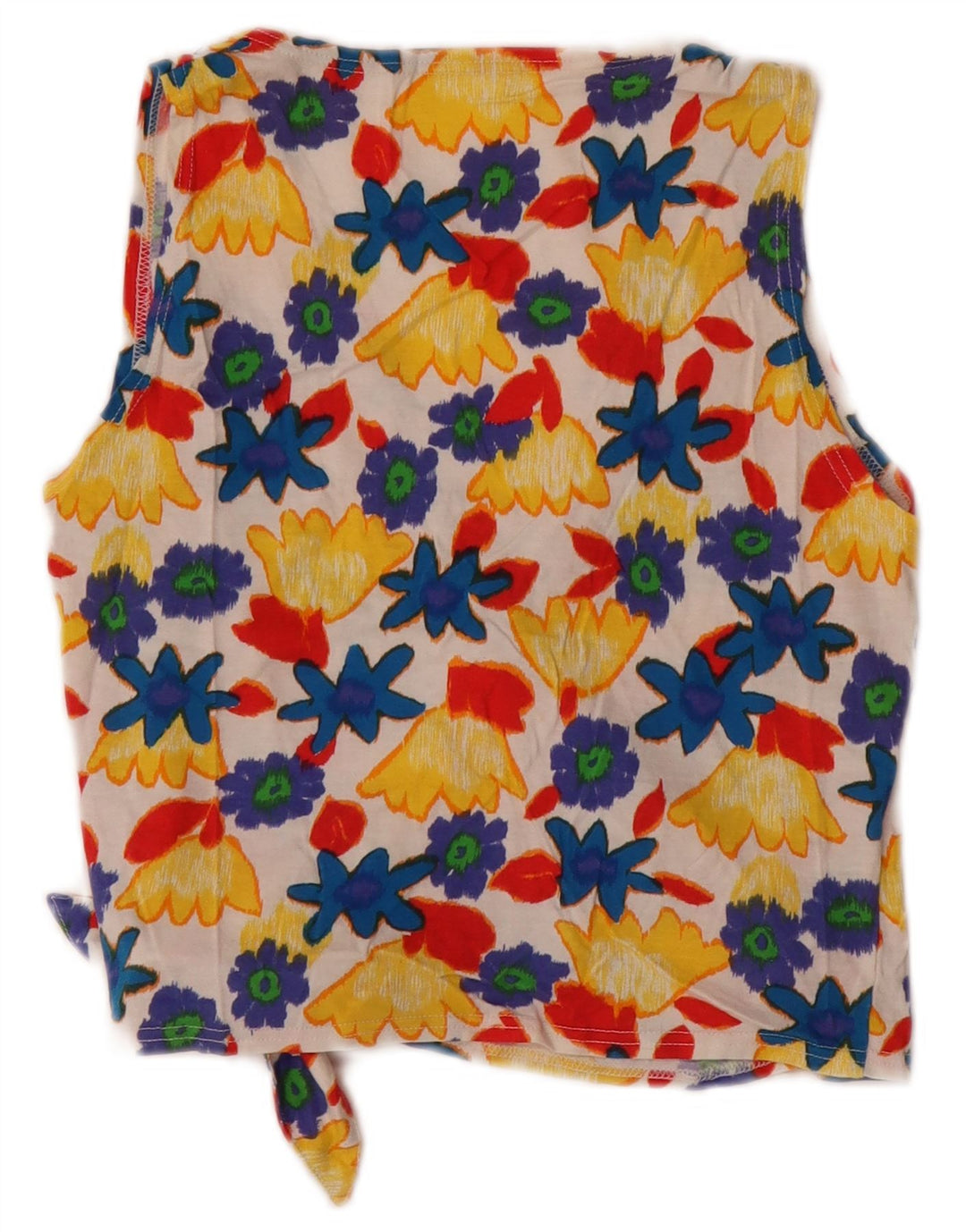 Top corto avvolgente da donna Colmar UK 14 grande cotone floreale multicolore