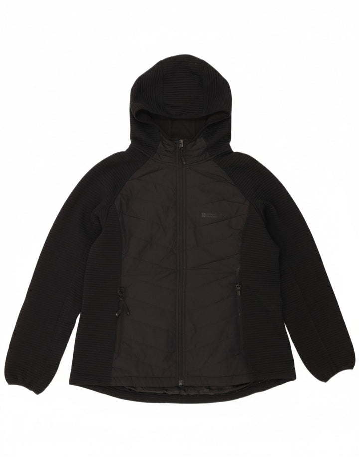 MOUNTAIN WAREHOUSE Womens Hooded Padded Jacket UK 16 Large  Black