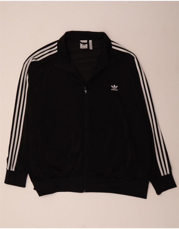 Giacca da allenamento da uomo Adidas Loose Fit 4XL poliestere nero