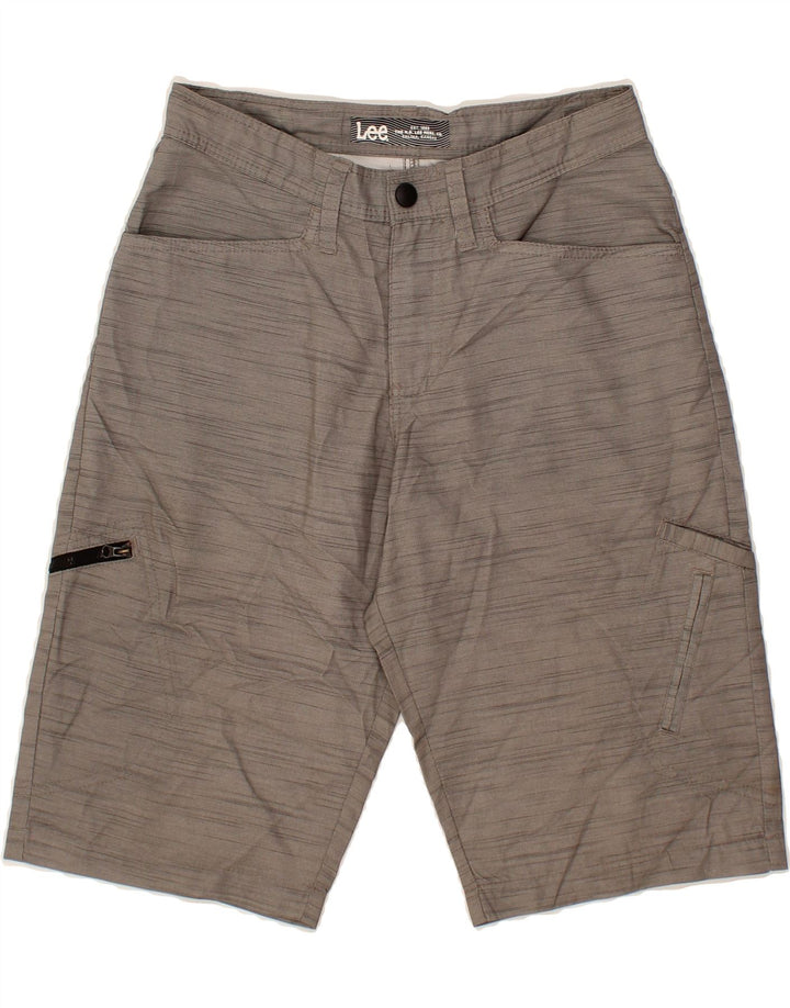 LEE Boys Cargo Shorts 15-16 Years W28 Grey Polyester Vintage Lee and Second-Hand Lee from Messina Hembry 