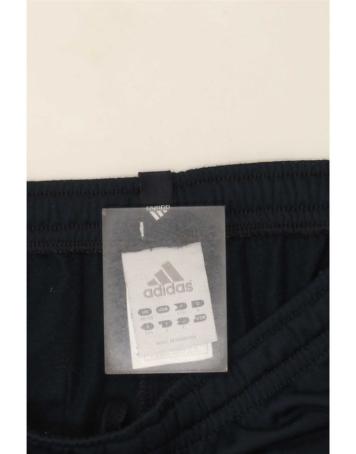 Pantaloni da tuta da uomo Adidas Joggers UK 38/40 Medium Blu Navy Poliestere