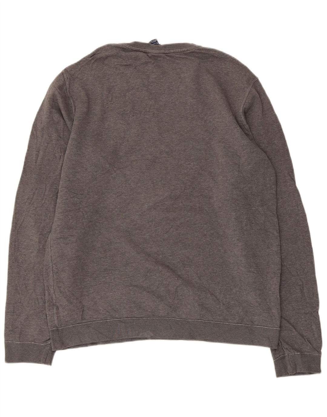Felpa Nike Uomo Maglione Cotone Grigio Medio
