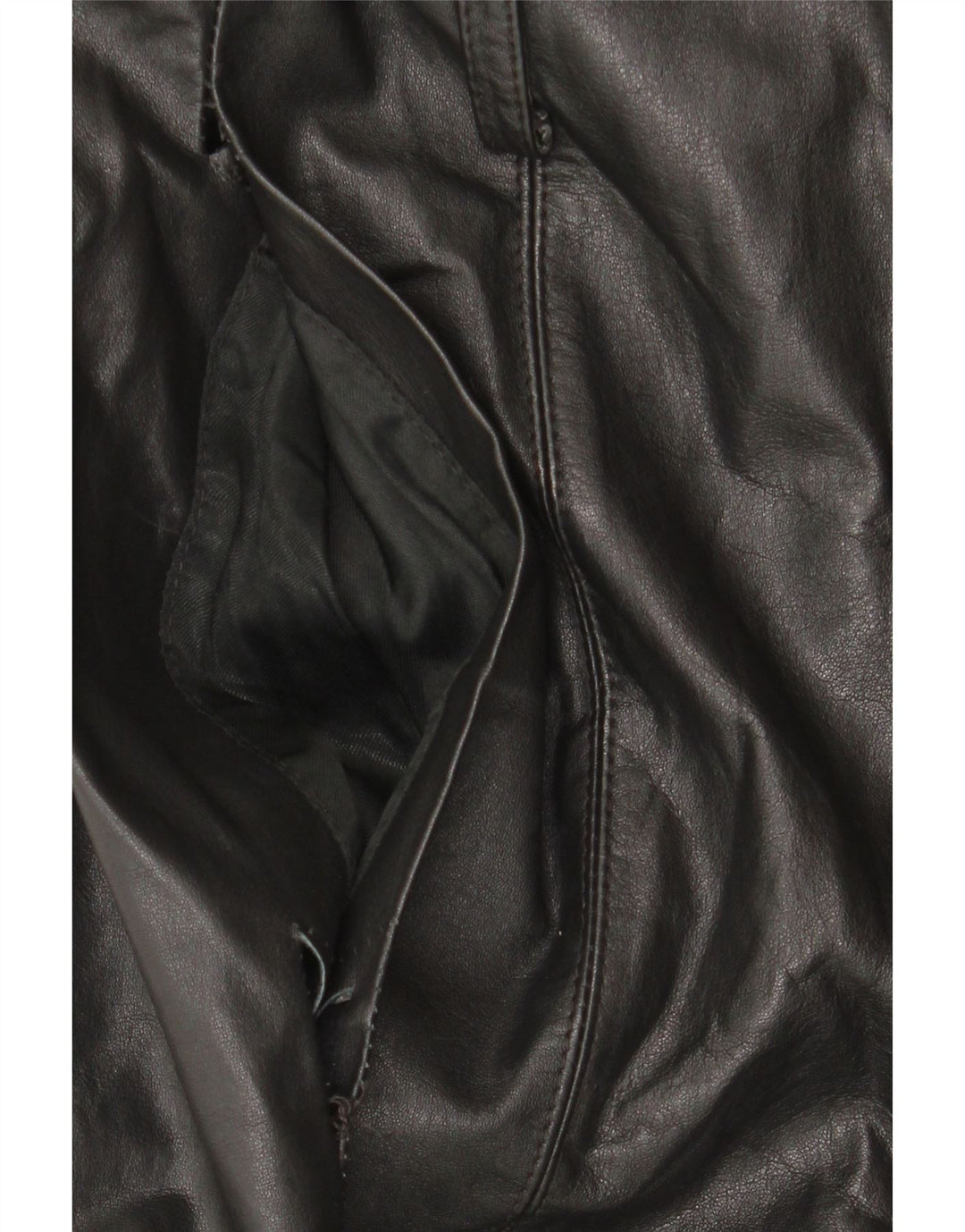 Cappotto in pelle da donna Klima UK 10 piccolo nero