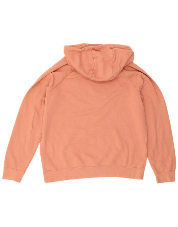 Felpa con cappuccio da donna Nike UK 16 grande cotone rosa