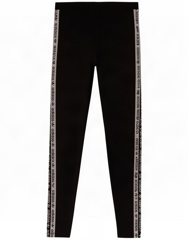 Adidas Leggings grafici da donna UK 12 Cotone color block medio nero