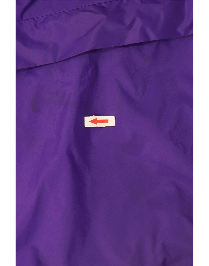Giacca antipioggia da uomo con cappuccio K-WAY UK 42 XL Viola Poliammide