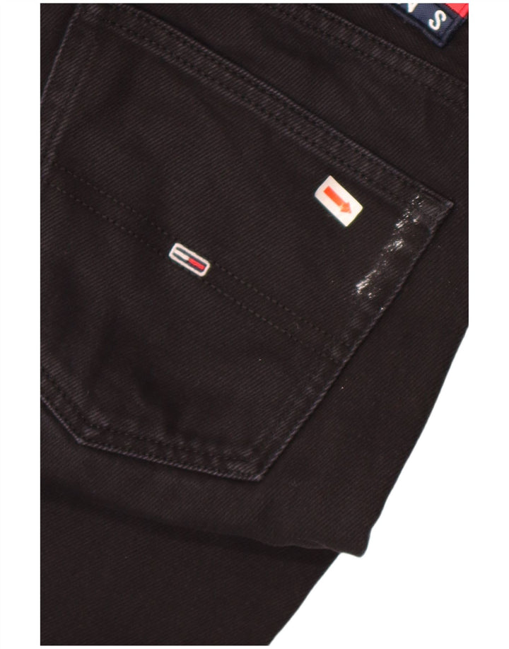 Jeans dritti regolari da uomo Tommy Hilfiger Ryan W32 L29 cotone nero