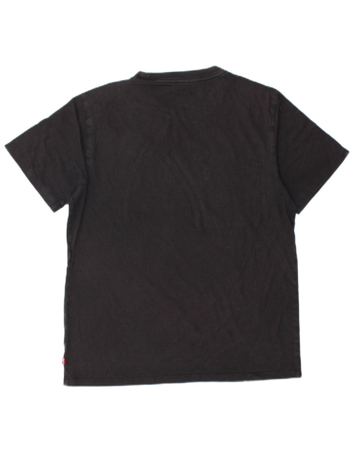 T-shirt grafica standard da donna Levi's UK 14 media nera