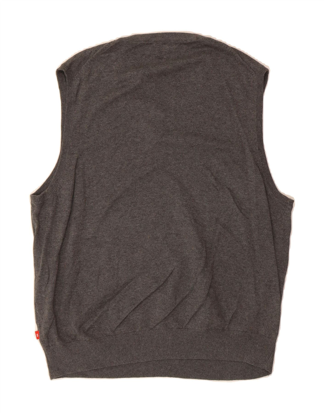 IZOD Mens Vest Tank Top Large Grey Cotton Vintage Izod and Second-Hand Izod from Messina Hembry 