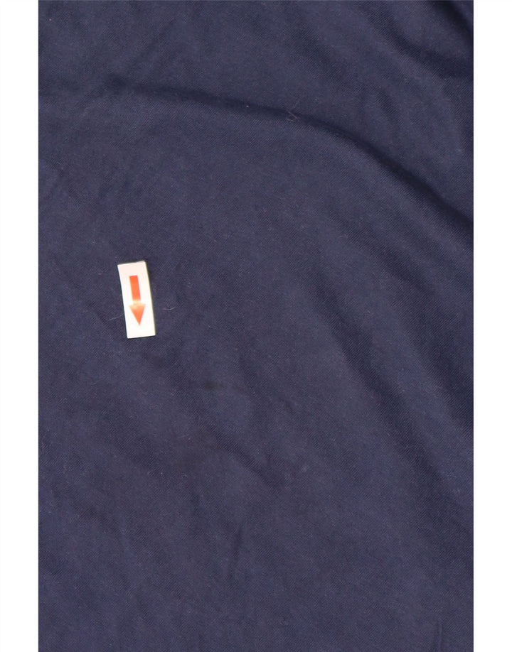 T-shirt da uomo NIKE Top Small in cotone blu navy