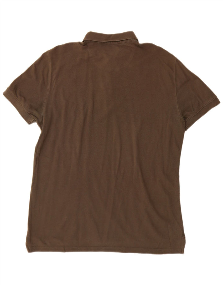 Polo da uomo Massimo Dutti grande kaki maculato