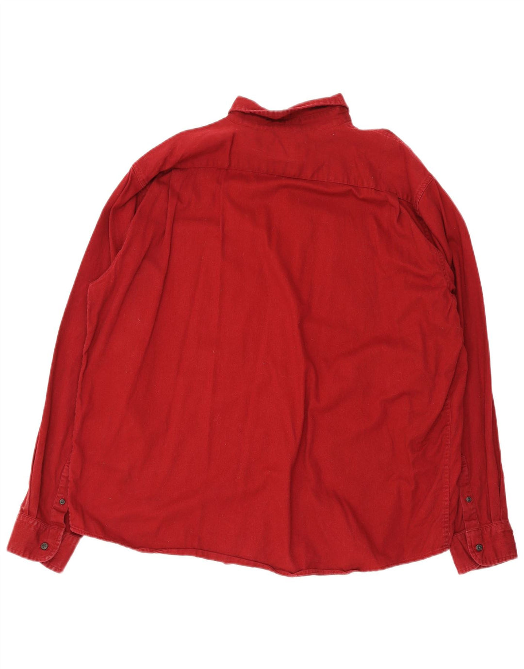Camicia Wrangler da uomo vestibilità regolare XL in cotone rosso