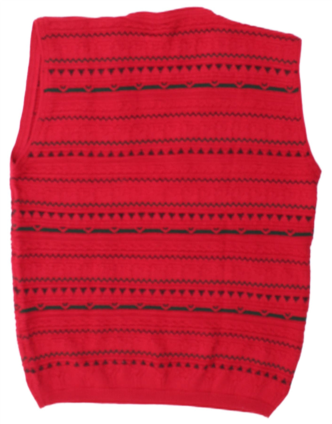 Canottiera vintage da uomo XL rossa geometrica