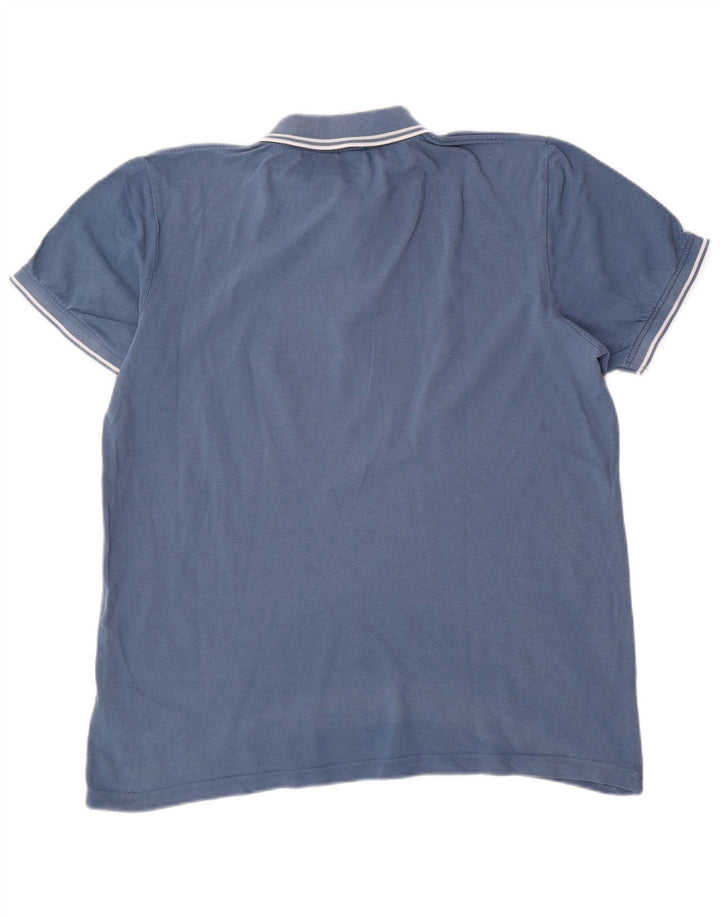 Polo Kappa Uomo Large in cotone a righe blu