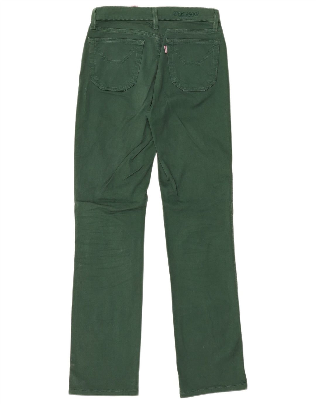 Jeans dritti da donna JECKERSON W26 L30 cotone verde