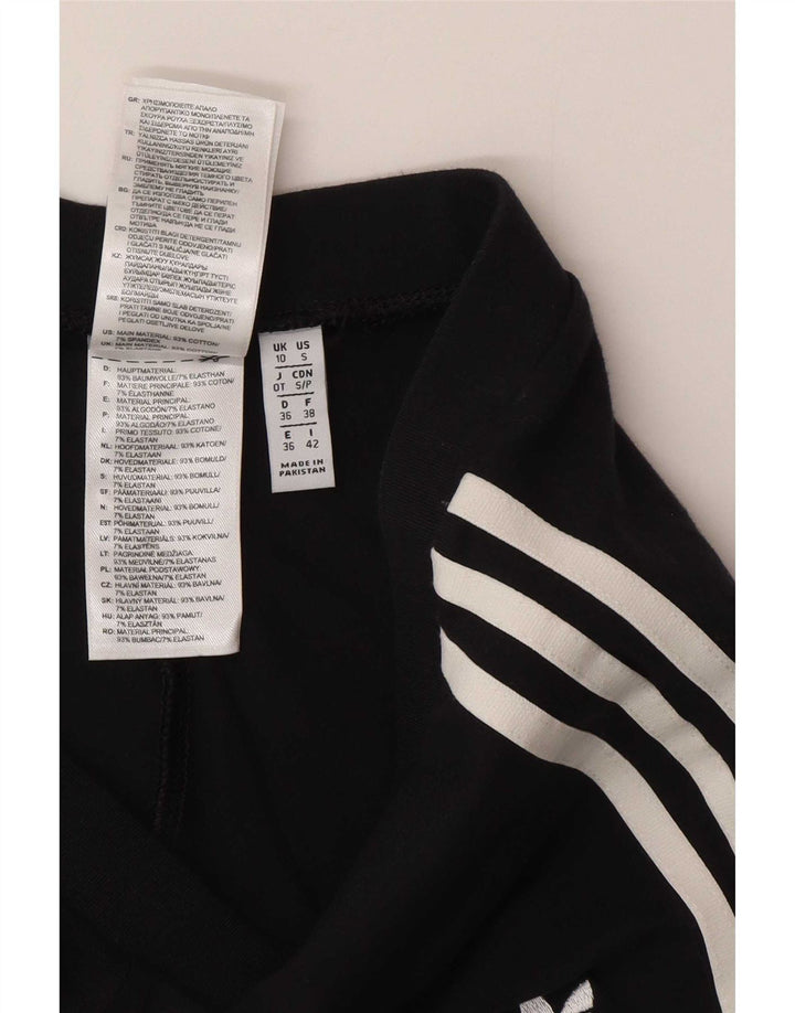 Leggings Adidas da donna UK 10 piccolo cotone nero