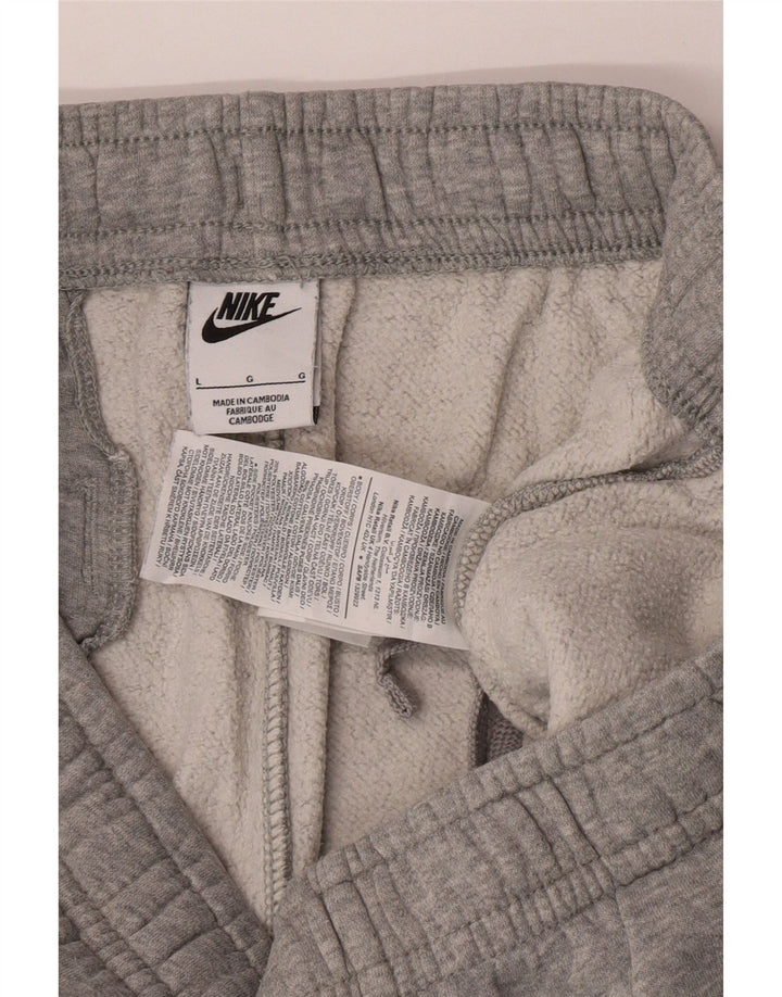 Pantaloni da tuta da uomo Nike Joggers grandi in cotone grigio