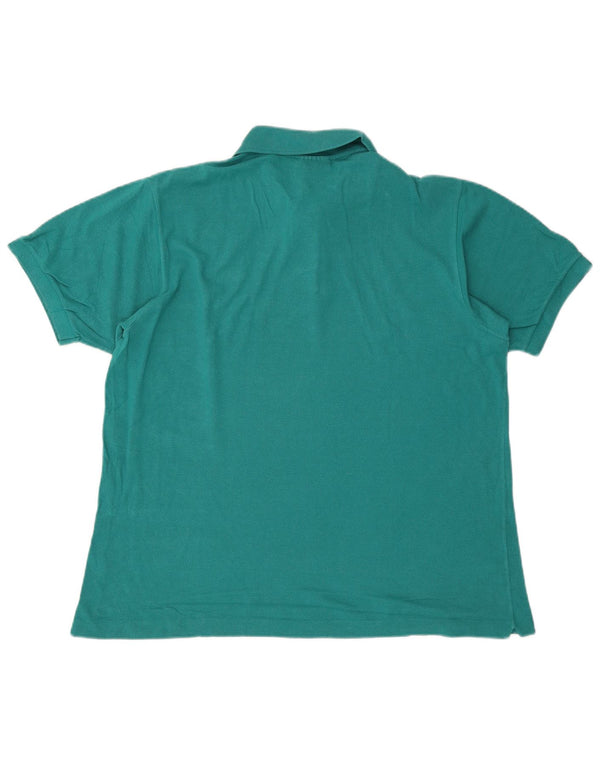 Polo da uomo LACOSTE taglia 6 XL in cotone turchese