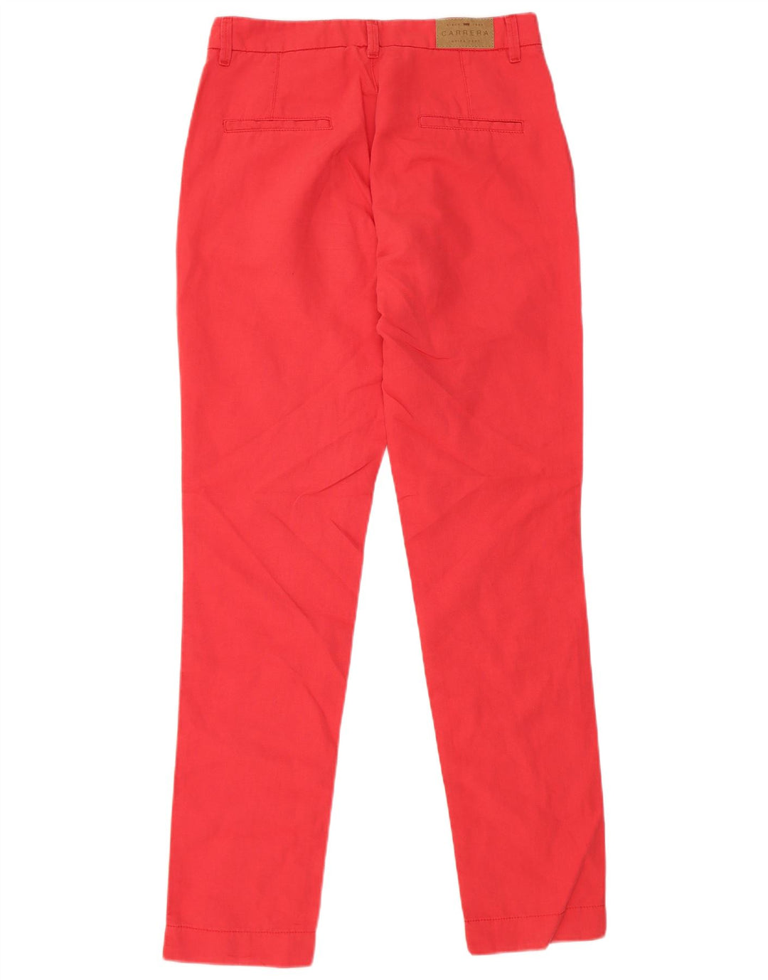 Pantaloni chino slim da donna Carrera IT 42 medio W28 L31 rosso cotone
