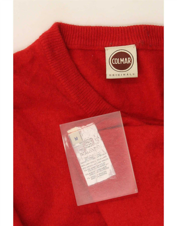 Maglione maglione girocollo da uomo Colmar rosso medio in lana