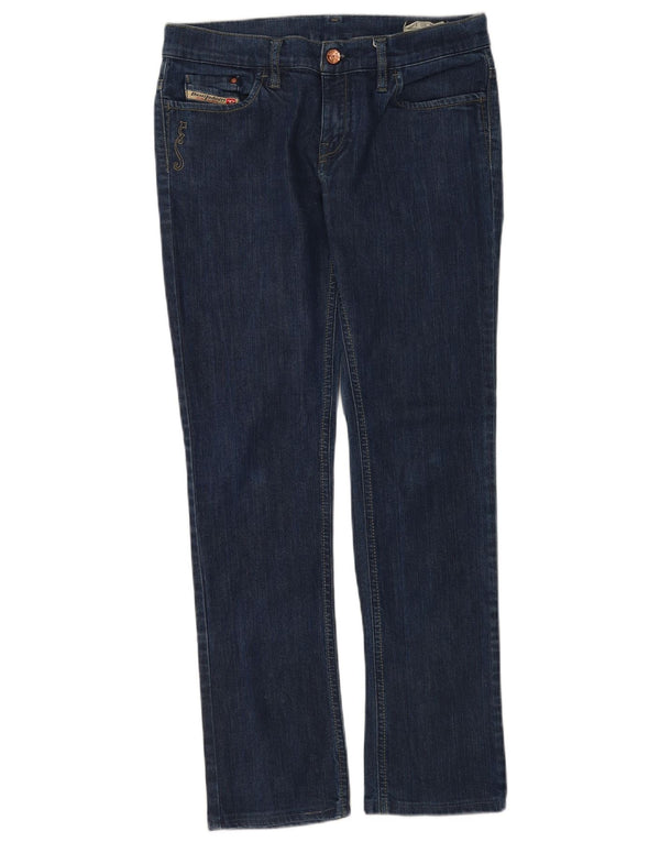 Jeans slim da donna Diesel Liv W30 L32 cotone blu navy
