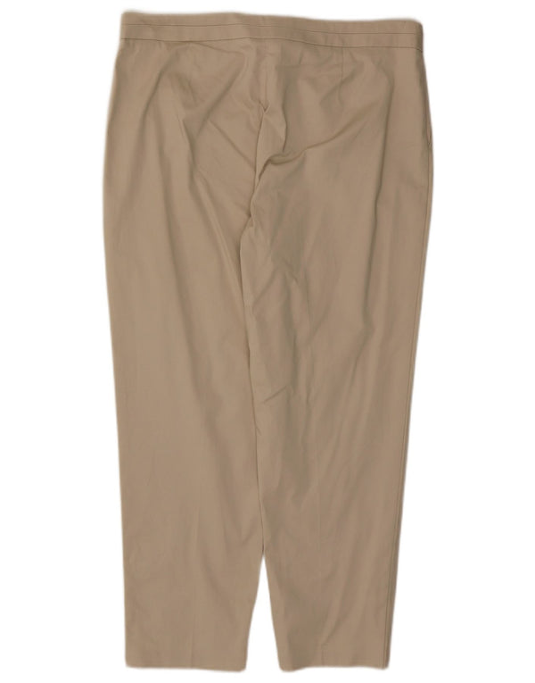 Pantaloni corti slim da donna Marks & Spencer UK 16 Large W34 L25 Beige