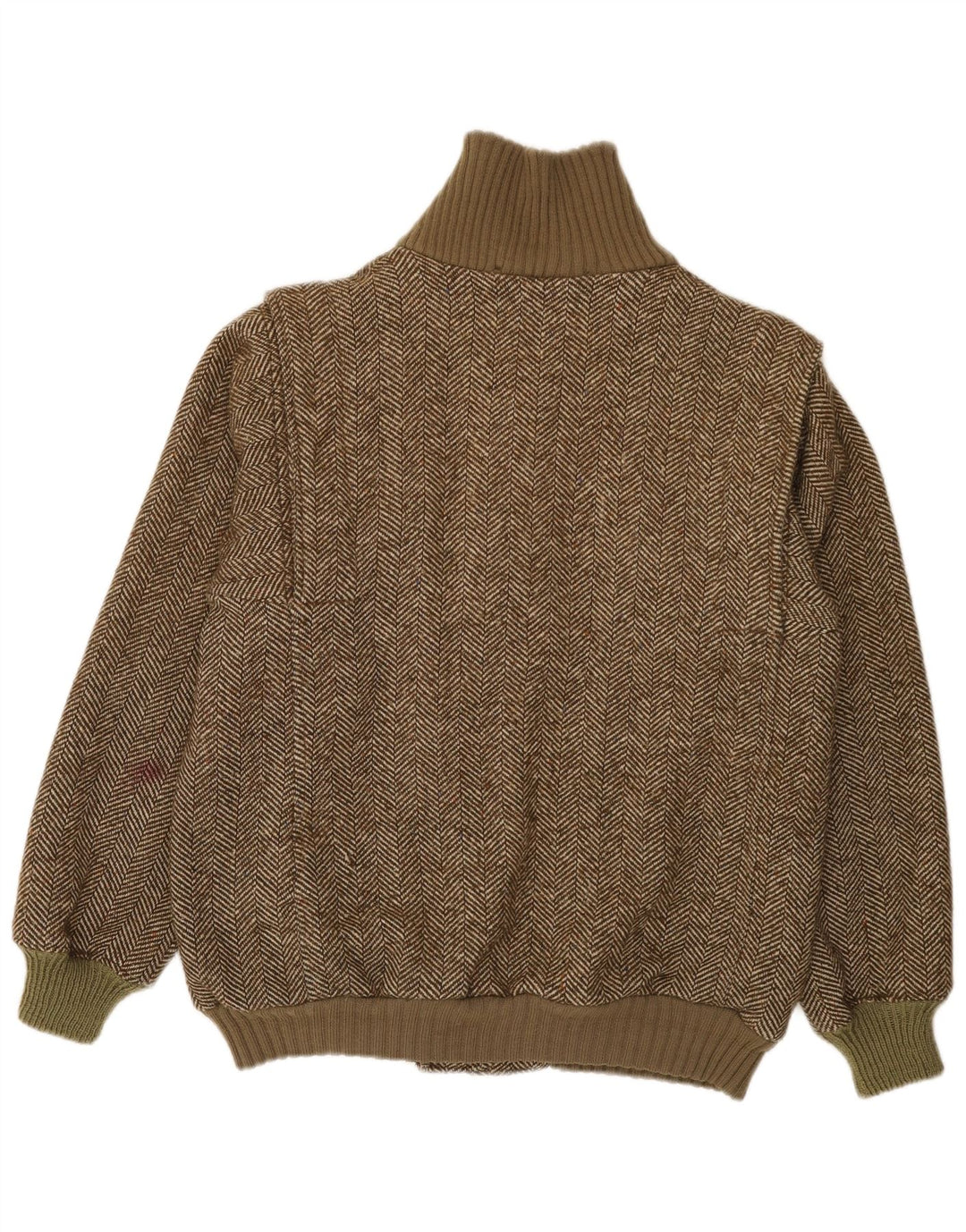 Bomber da uomo in maglia Radici IT 50 Large Khaki Herringbone