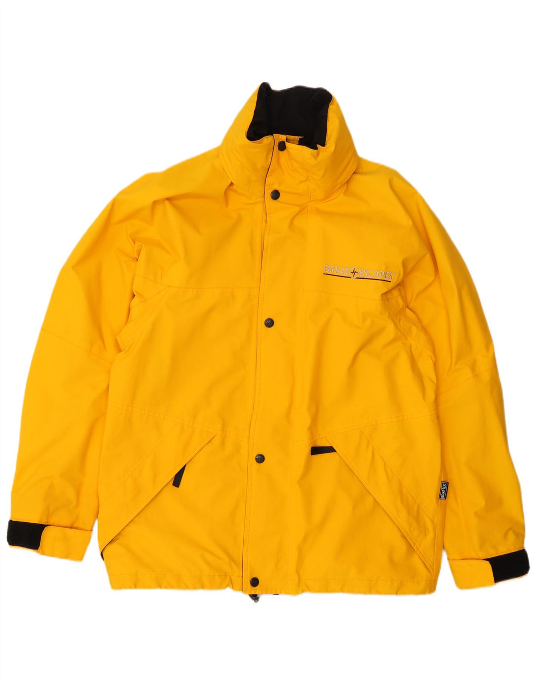Giacca a vento Gore-Tex da uomo Great Escapes UK 38 Giallo medio