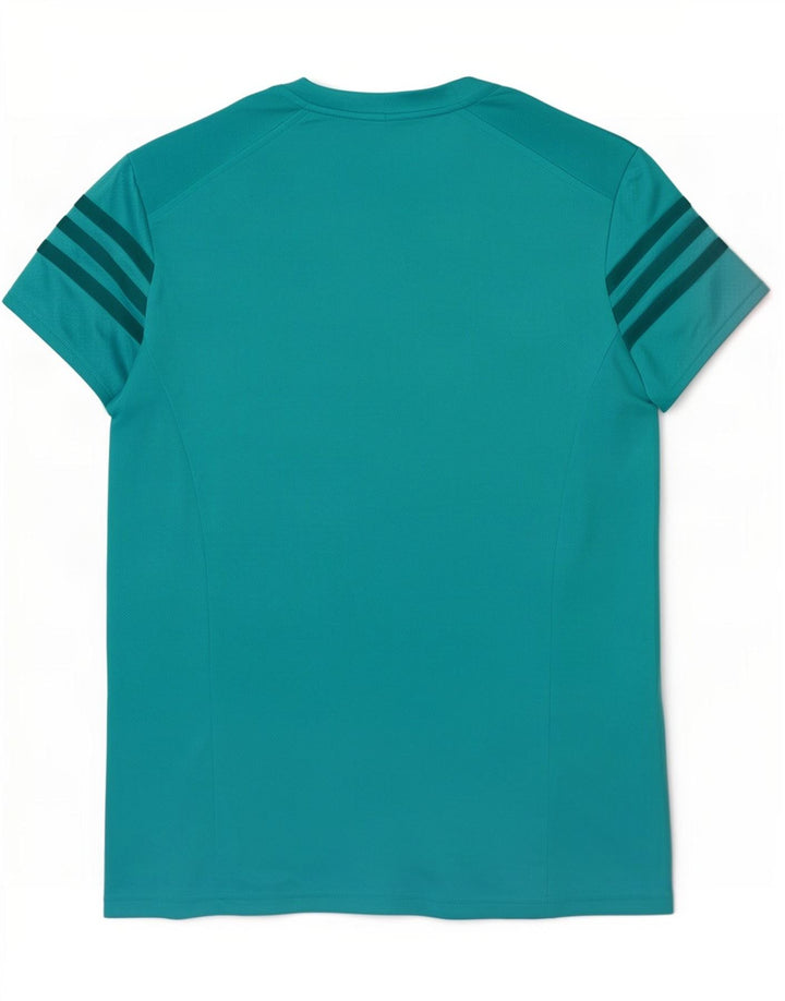 T-shirt Adidas Climalite da donna Top UK 8/10 Small Turchese Poliestere