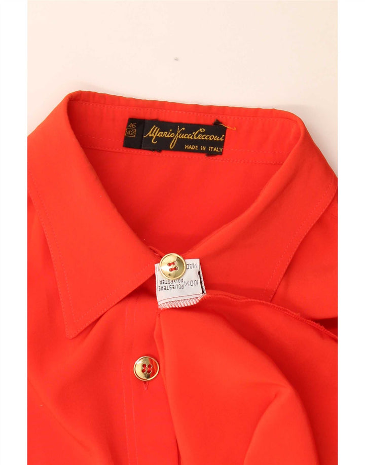 Camicetta oversize da donna Mario Pucci Cecconi IT 42 Arancione medio