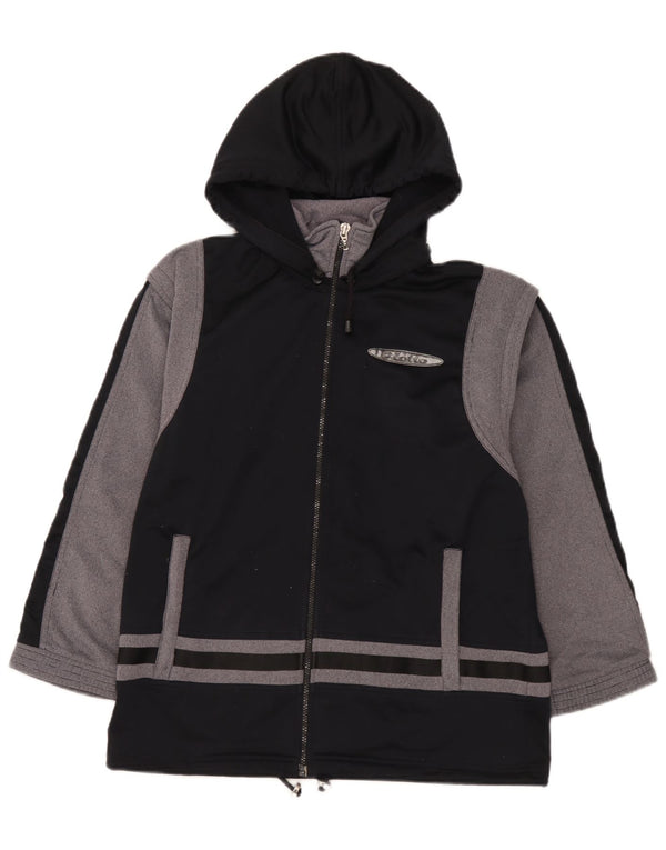 Giacca da tuta con cappuccio da bambino Lotto 15-16 anni 3XL Colore nero