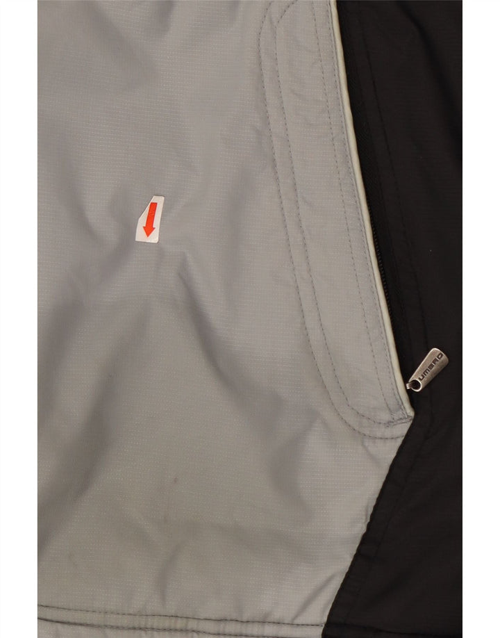 Giacca a vento da uomo Umbro UK 42 XL Nylon color block grigio