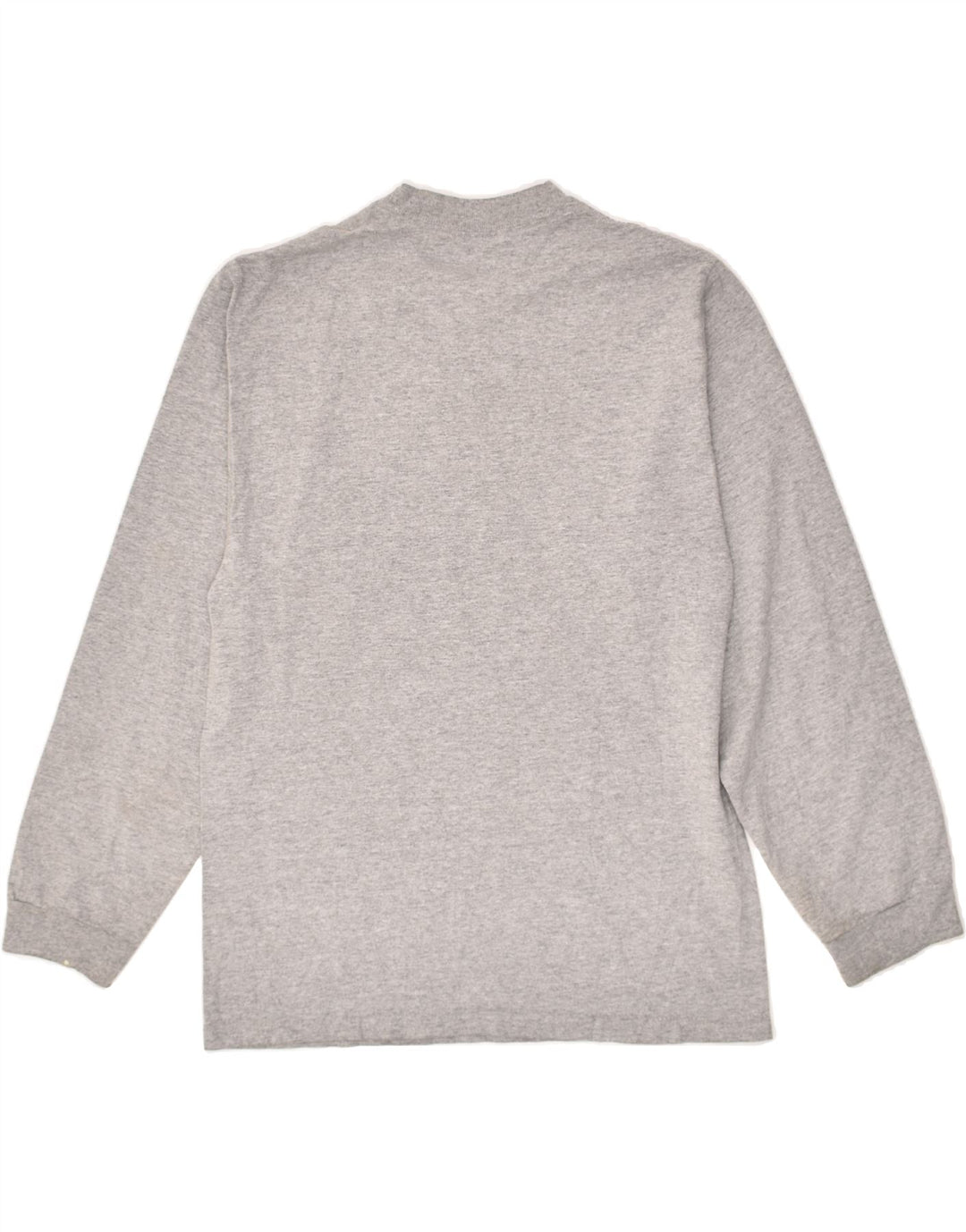 VINTAGE Mens Graphic Top Long Sleeve Small Grey Cotton Vintage Vintage and Second-Hand Vintage from Messina Hembry 