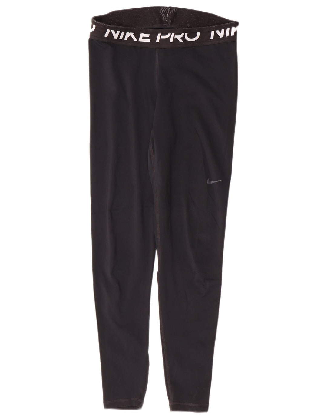 Leggings grafici Nike da donna Dri Fit UK 12 medio nero poliestere sportivo