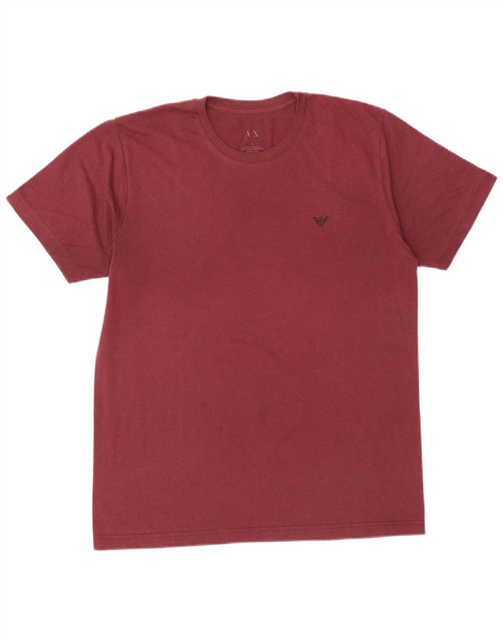 T-shirt da uomo Armani Exchange Top XL Bordeaux